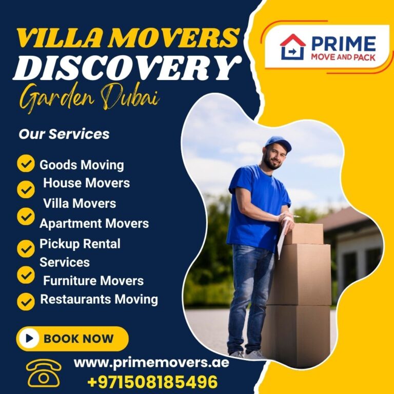 Villa Movers Discovery Garden Dubai