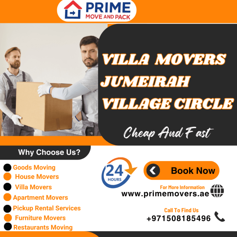 Villa Movers Jumeirah Village Circle