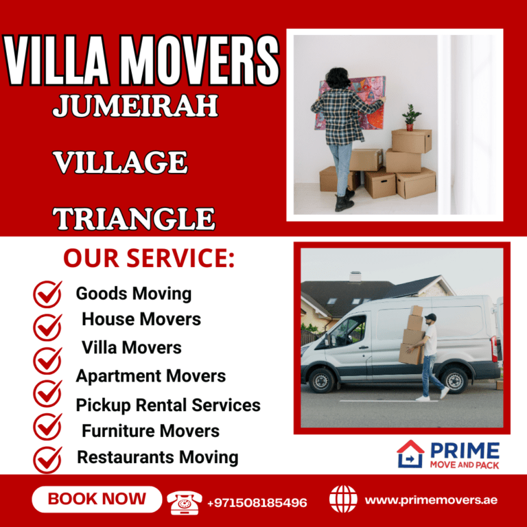 Villa Movers Jumeirah Village Triangle