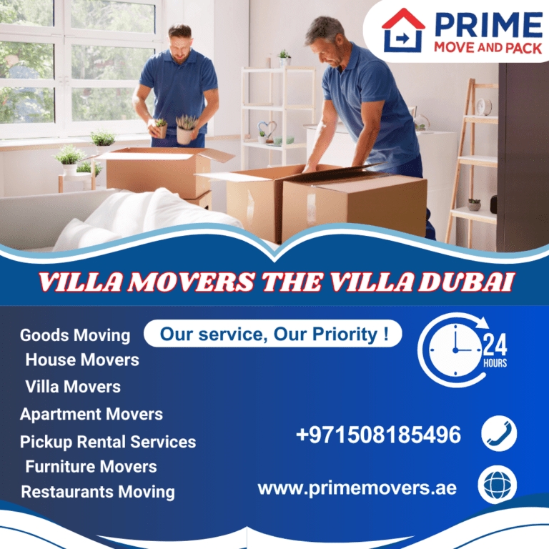 Villa Movers The Villa Dubai