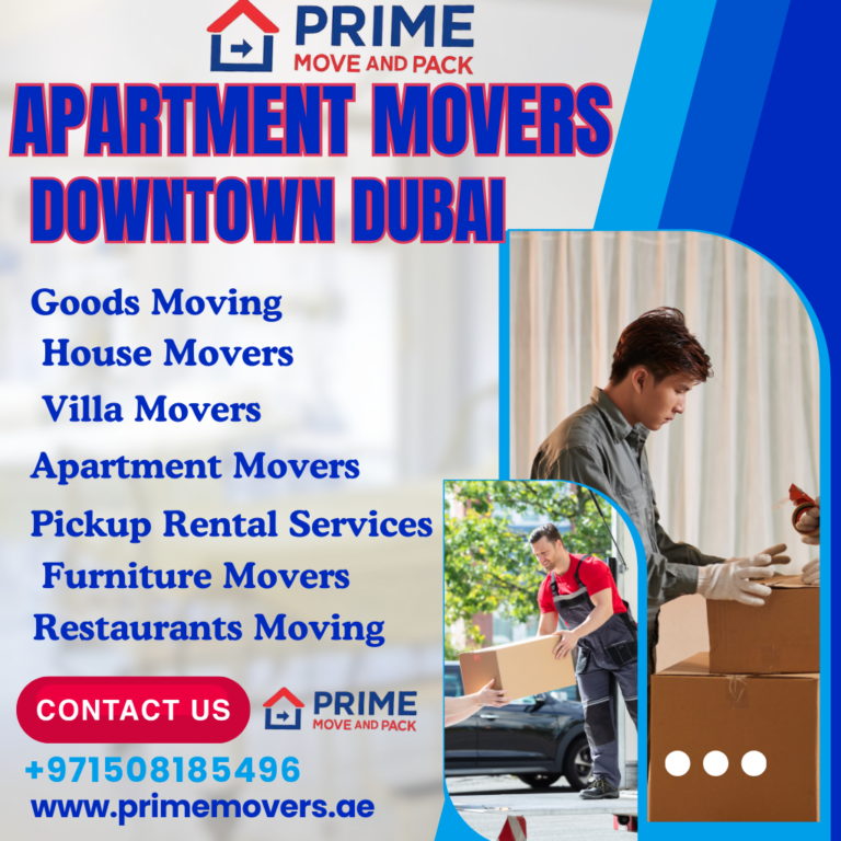 Apartment Movers Downtown Dubai