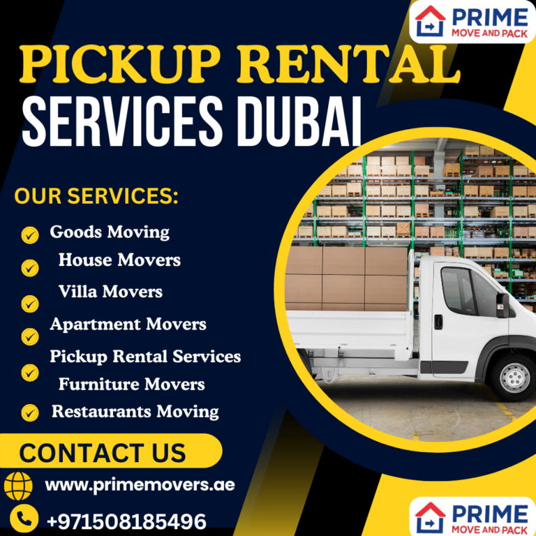 Pickup Rental Services Dubai