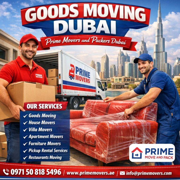 Goods Moving Dubai