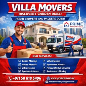 Villa Movers Discovery Garden Dubai
