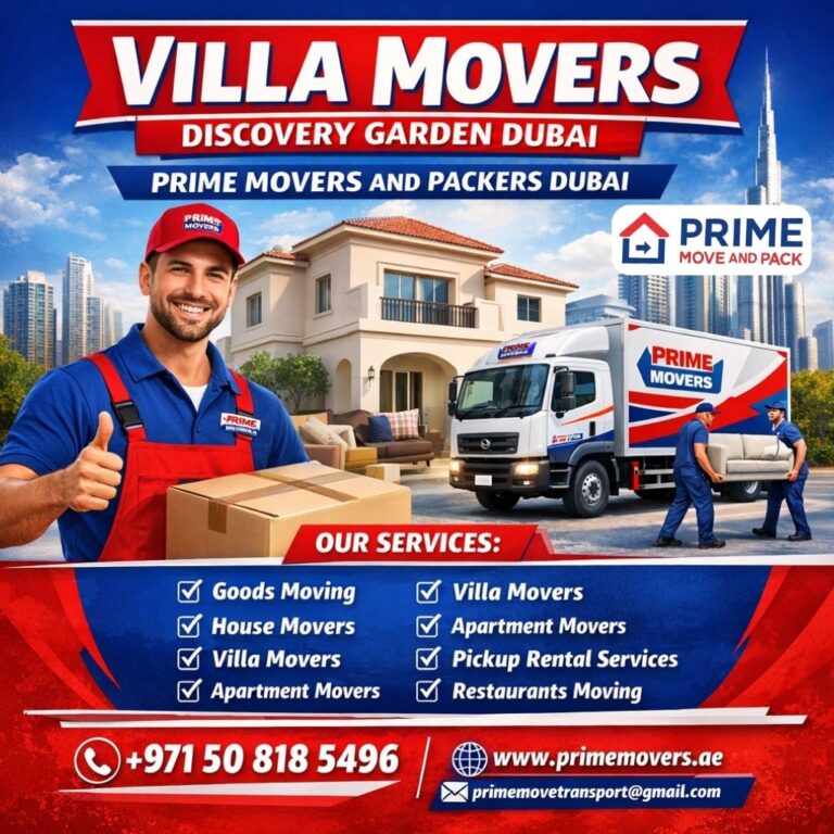 Villa Movers Discovery Garden Dubai