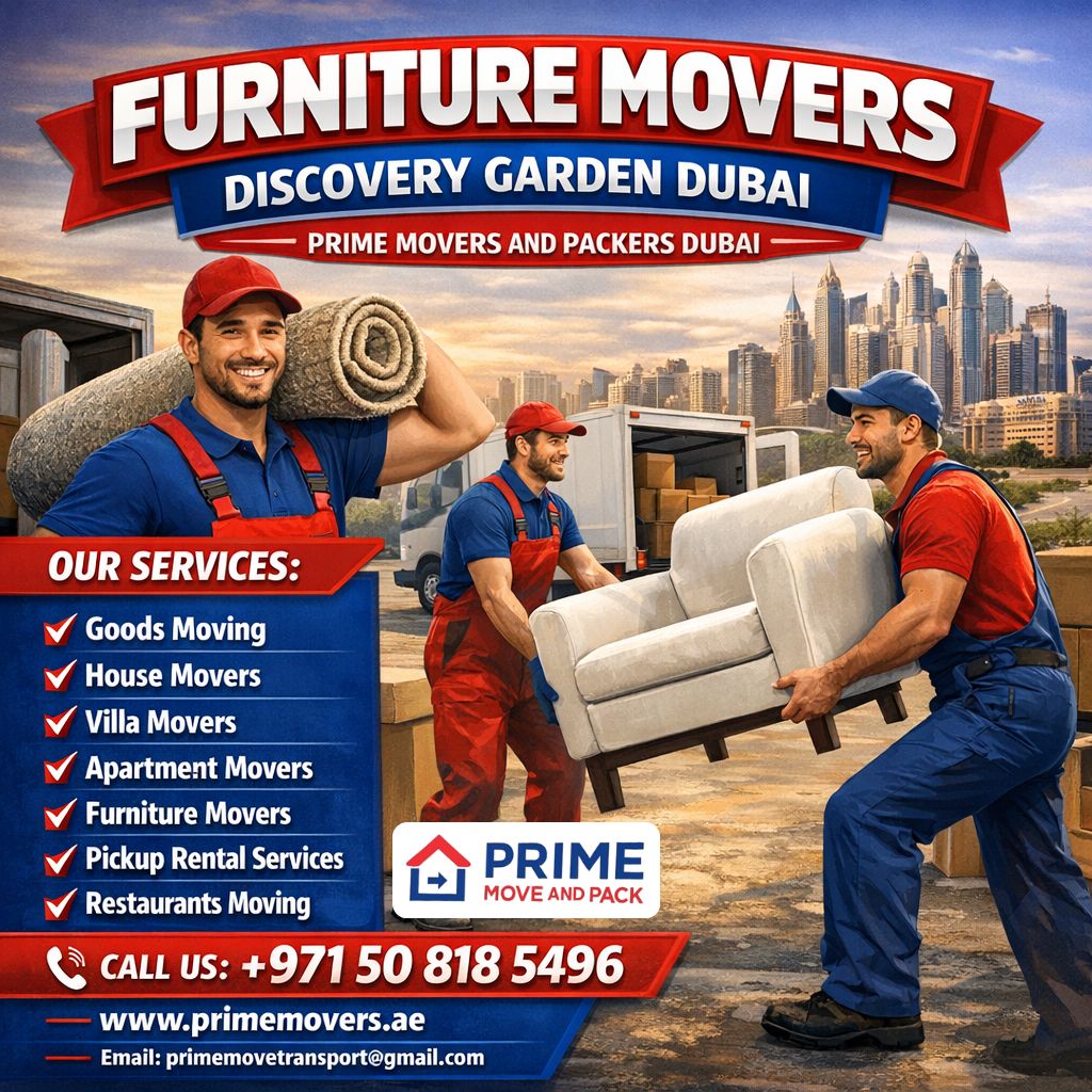 Furniture Movers Discovery Garden Dubai