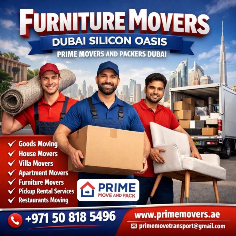 Furniture Movers Dubai Silicon Oasis