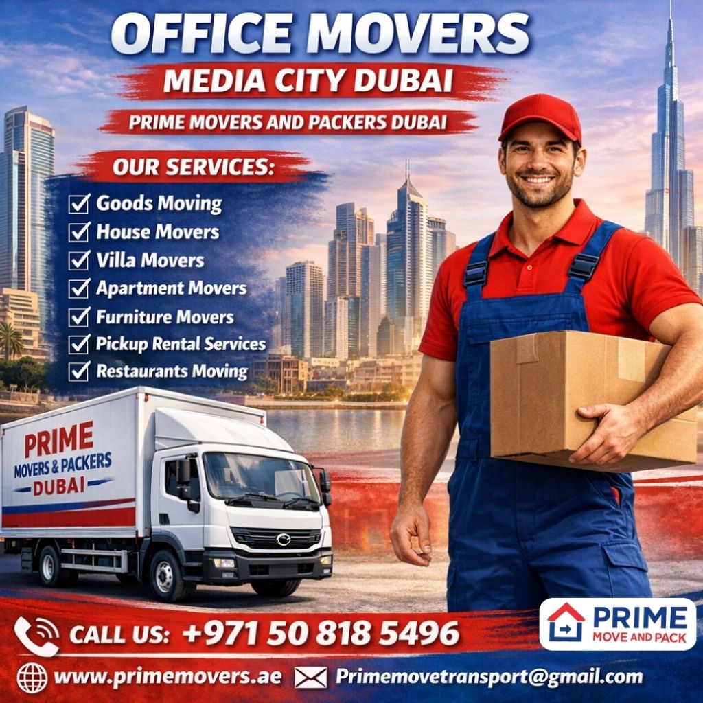 Office Movers Media City Dubai