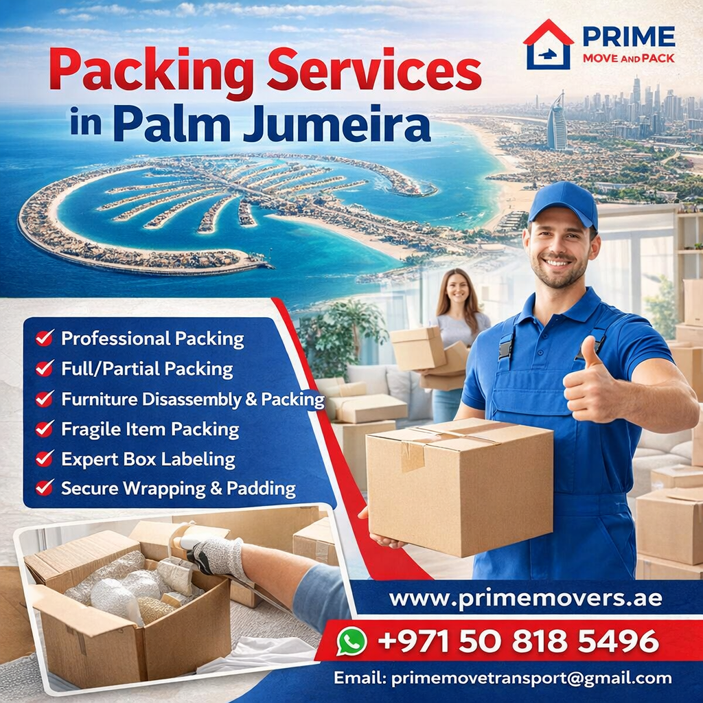 Packing Services in palm jumeira