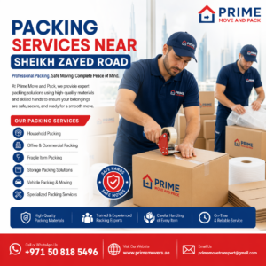Packing Services Near Sheikh Zayed Road