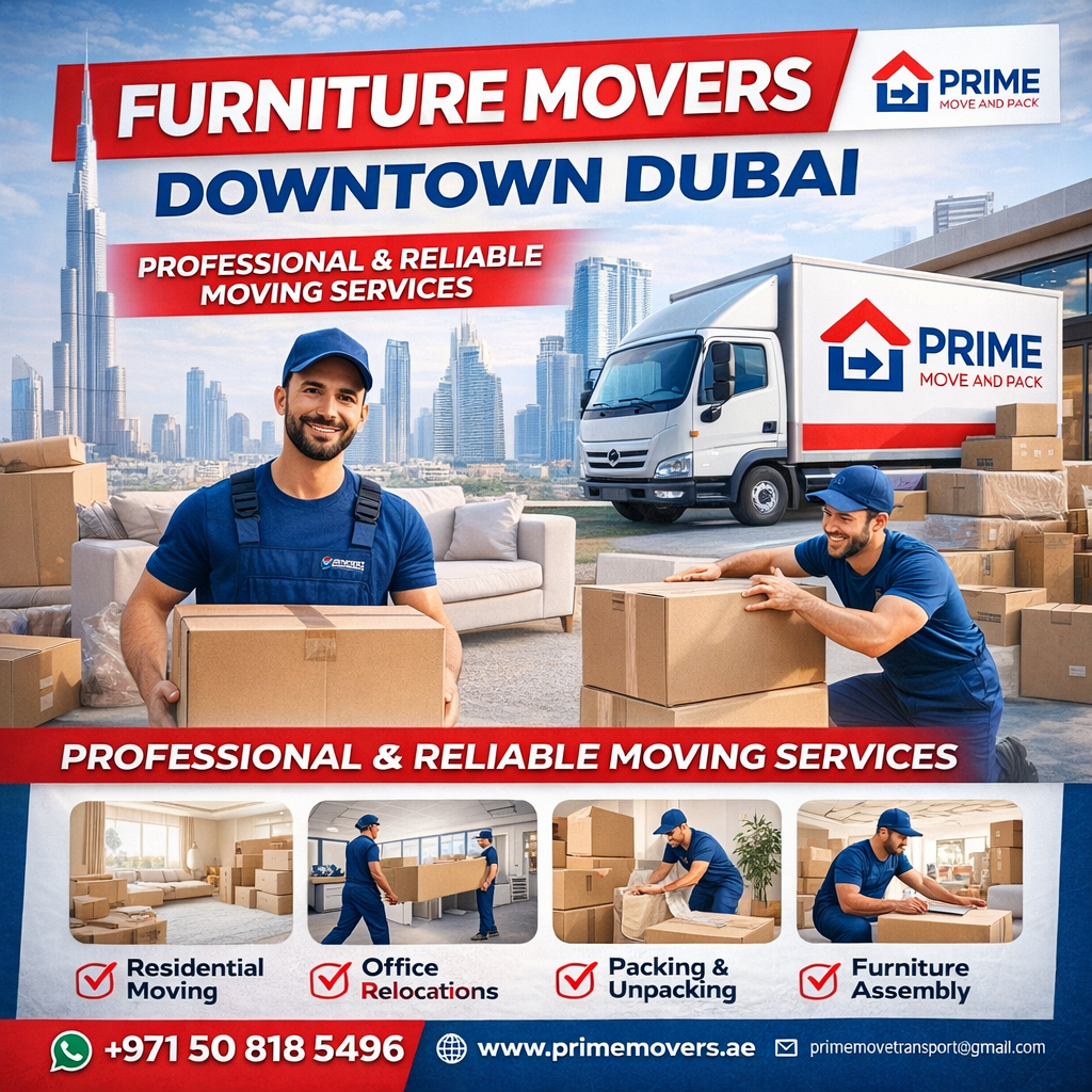 Furniture Movers Downtown Dubai