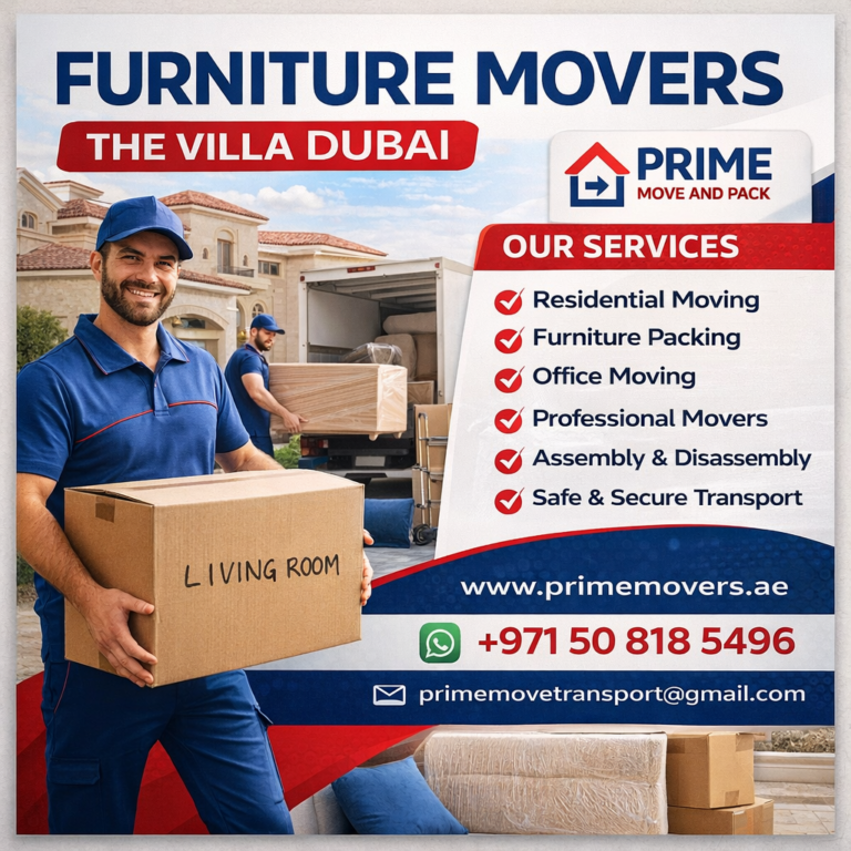 Furniture Movers The Villa Dubai