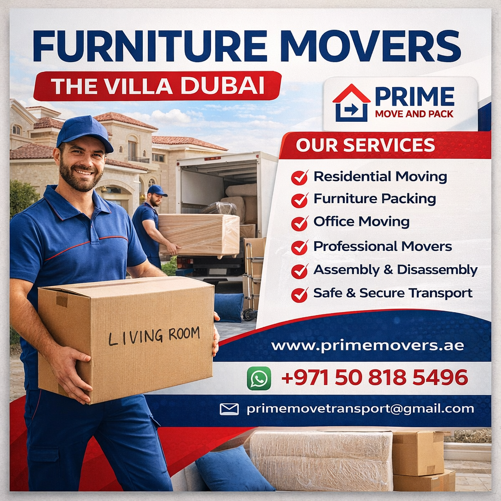 Furniture Movers The Villa Dubai