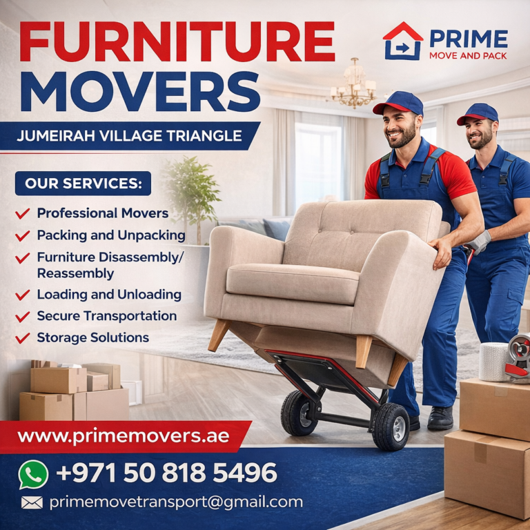 Furniture Movers Jumeirah Village Triangle