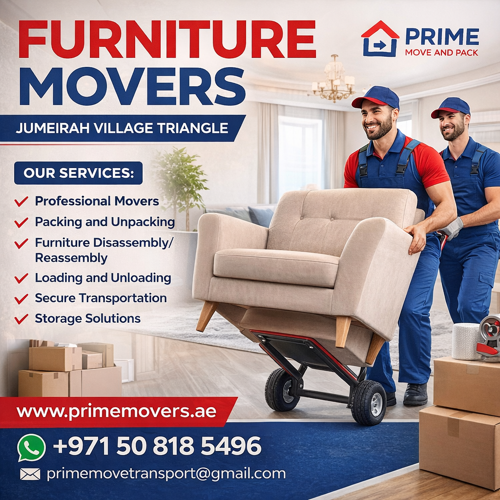 Furniture Movers Jumeirah Village Triangle