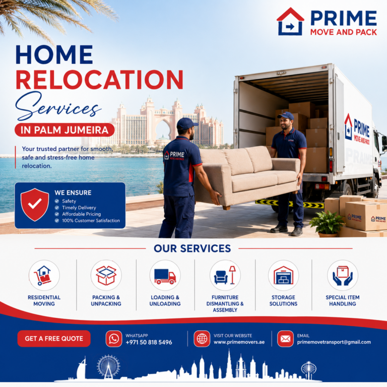 Home Relocation Services In palm jumeira