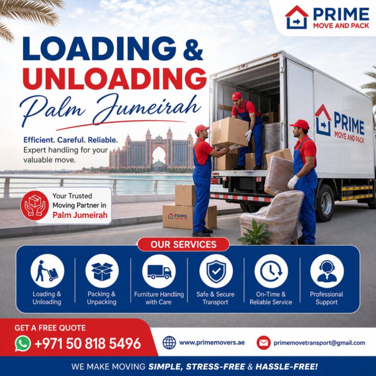 Loading & Unloading Palm Jumeirah