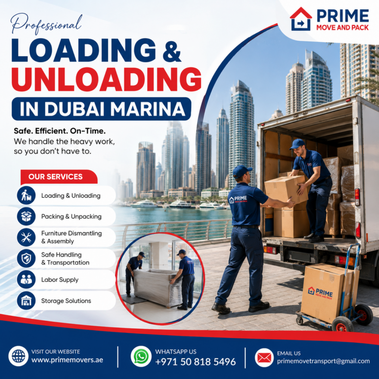 Loading & Unloading in Dubai Marina