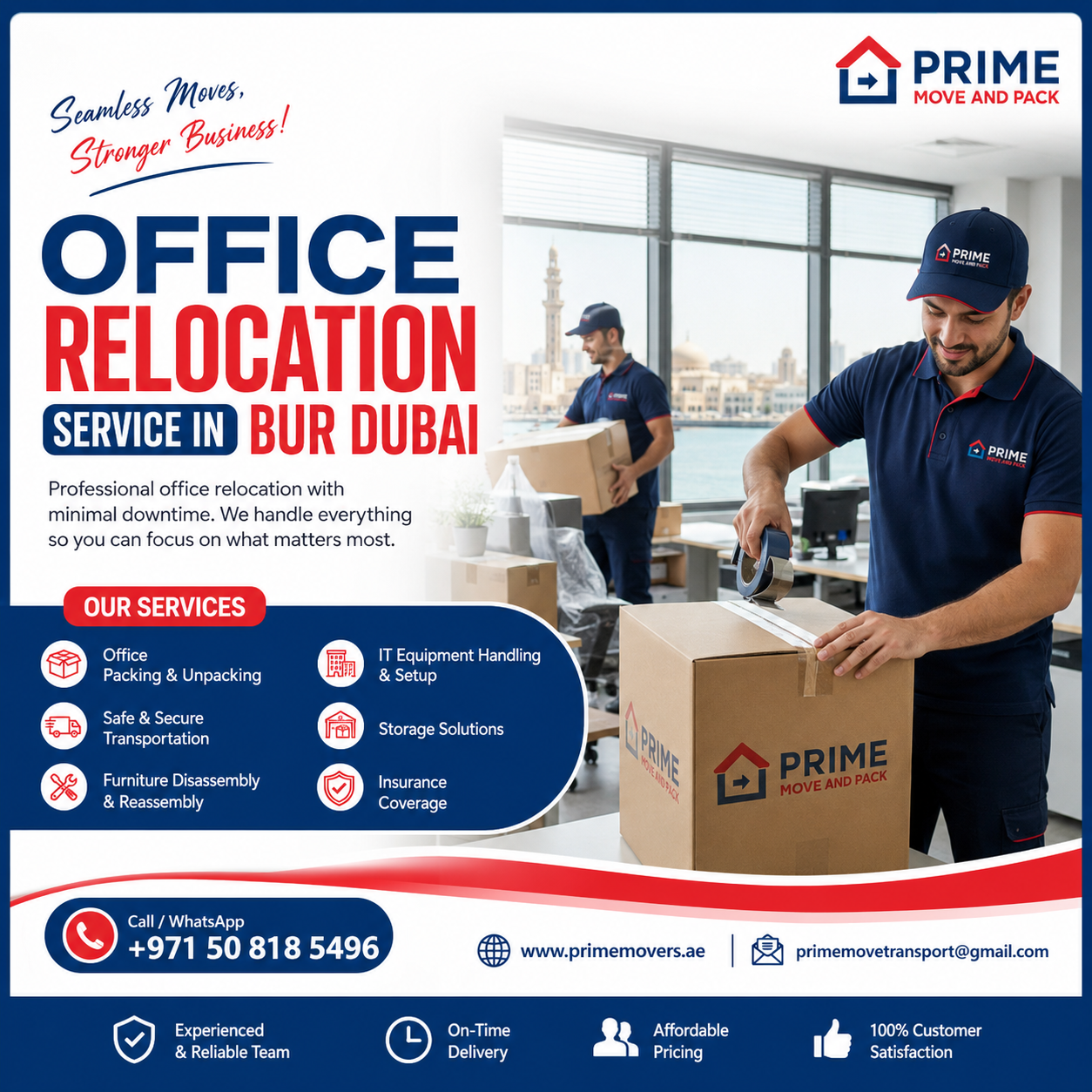 Office Relocation Service in Bur Dubai