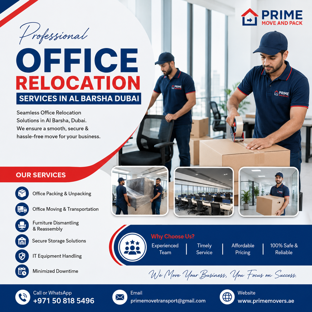 Office Relocation Services in Al Barsha Dubai