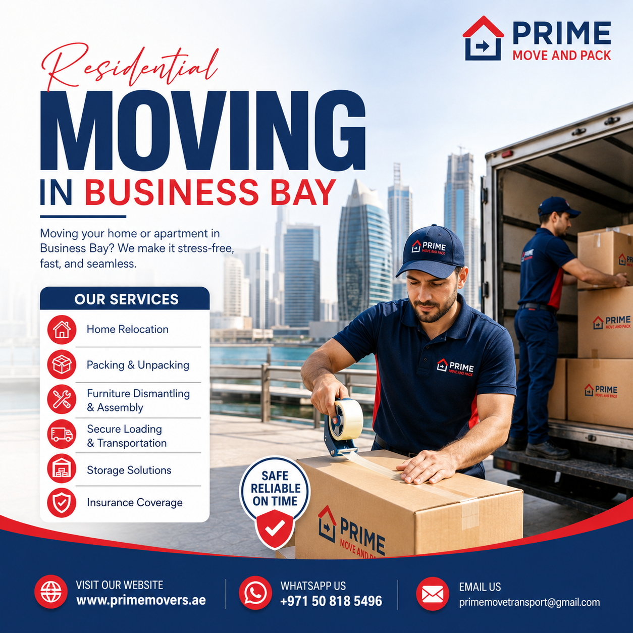 Residential Moving in Business Bay