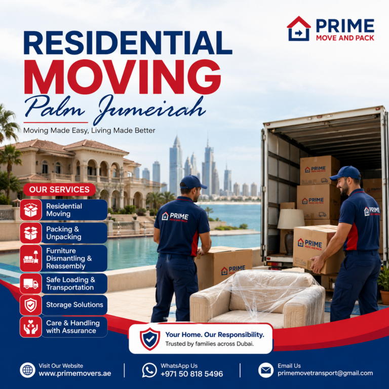 Residential Moving palm Jumeirah