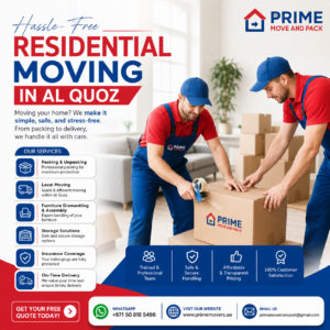 Residential Moving in Al Quoz